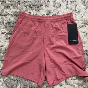 Lululemon Pace Breaker Pink Shorts